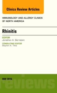 Rhinitis, An Issue of Immunology and Allergy Clinics of North America