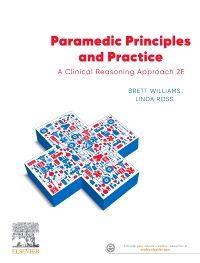 Paramedic Principles and Practice