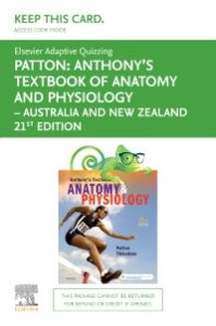 Elsevier Adaptive Quizzing for Anthony's Textbook of Anatomy and Physiology Australia and New Zealand 21st Edition - Access Card