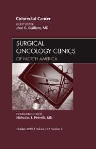 Colorectal Cancer, An Issue of Surgical Oncology Clinics